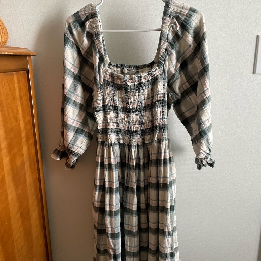 Plaid madewell dress